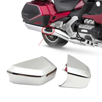 GL1800 Chrome Skjold For Honda Gold Wing GL 1800 1800 2018 2019 2020 2021 Saddlebag Vakt Dekker Motorsykkel Tilbehør